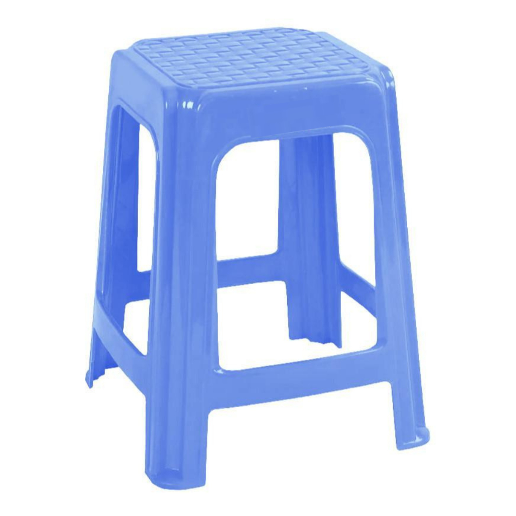 Ghế nhựa cao QUI PHÚC, mặt vuông, combo 4,6,10 ghế, tiện lợi, chống trượt an toàn, chịu lực 90kg