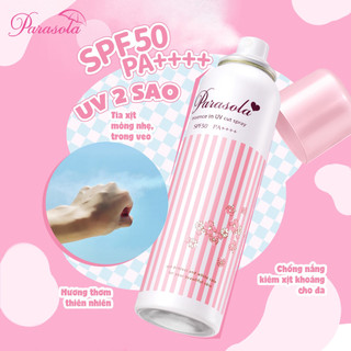 [VHL] Xịt Chống Nắng Dưỡng Sáng Da Naris Parasola Fragrance UV Spray SPF50+ PA++++ 90g