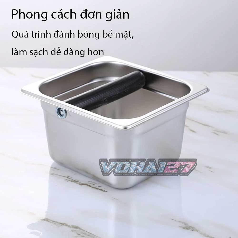 Khay Đập Bã Cà Phê, Hộp Đập Bã Cà Phê Hộp đựng bã cà phê Thép không gỉ 304