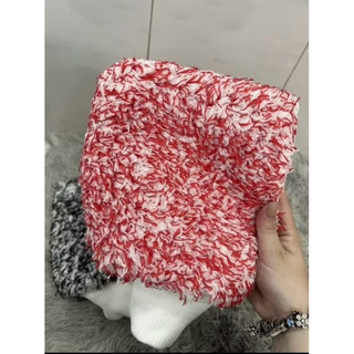 Bao tay rửa xe 2 mặt Microfiber, găng tay rửa xe ô tô chuyên dụng siêu mềm thấm hút