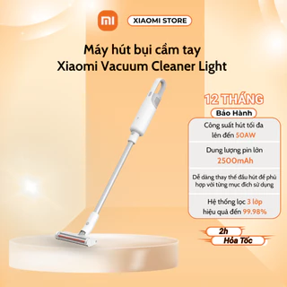 Máy hút bụi cầm tay không dây Xiaomi Vacuum Cleaner Light - Bảo hành chính hãng 12 tháng