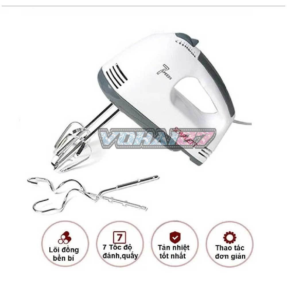 Máy đánh trứng cầm tay 7 tốc độ Scarlett Công suất 180W