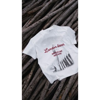Áo thun MMESTLINE "LONDON LOVER" form Boxy in trame lụa vải Premium Cotton