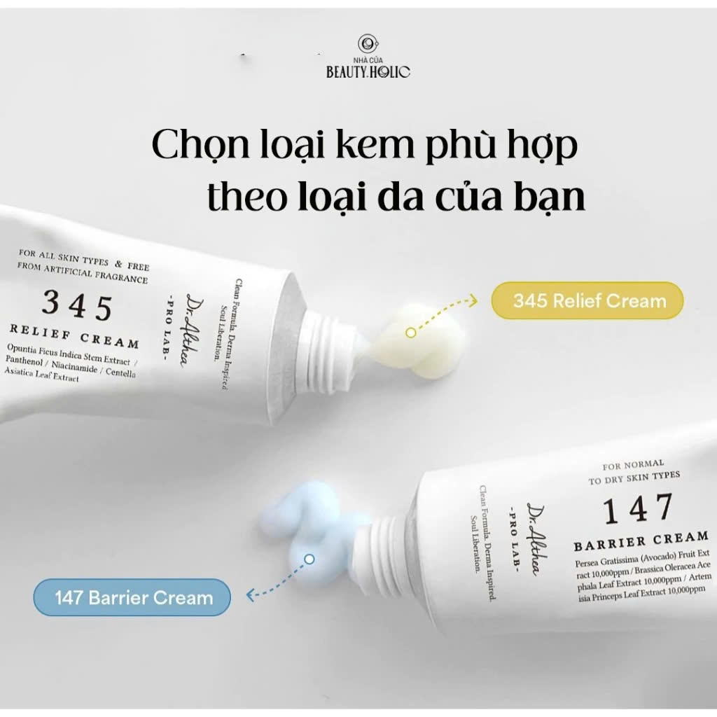 Ảnh Kem dưỡng ẩm hỗ trợ làm dịu phục hồi da Dr.Althea 345 Relief Cream 50ml 3