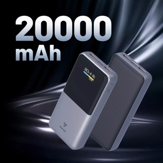 Sạc Dự Phòng PHANTOM P54 20000mAh QC 3.0 22.5W và TypeC PD 20W, màn hình LCD báo % và dòng sạc