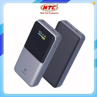 Sạc Dự Phòng PHANTOM P54 20000mAh QC 3.0 22.5W và TypeC PD 20W, màn hình LCD báo % và dòng sạc