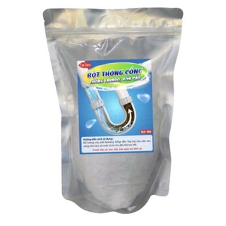 Bột thông cống 1kg, bồn cầu hiệu quả, khử cặn đường ống nhà vệ sinh, ống thoát nước, lavabo Làm Sạch