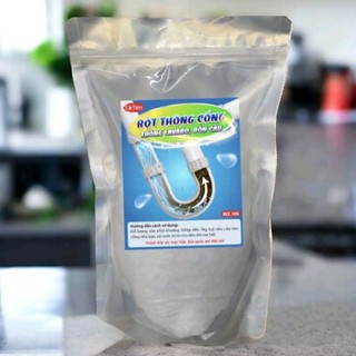 Bột thông cống 1kg, bồn cầu hiệu quả, khử cặn đường ống nhà vệ sinh, ống thoát nước, lavabo Làm Sạch
