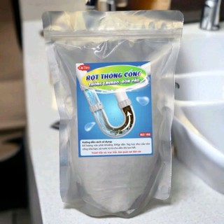 Bột thông cống 1kg, bồn cầu hiệu quả, khử cặn đường ống nhà vệ sinh, ống thoát nước, lavabo Làm Sạch