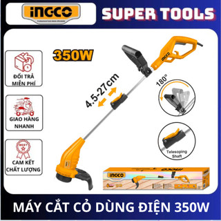 INGCO Máy cắt cỏ xài điện nhỏ gọn 350W hiệu Ingco GT3512