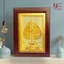 Tranh Đồng Lá Bồ Đề Chữ Lộc Mạ Vàng 24k ( 15x20cm ) - Đồ Đồng Cao Cấp - Cửu Diệu Thiên