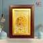 Tranh Đồng Lá Bồ Đề Chữ Phúc , Mạ Vàng 24K ( 15x20cm ) - Đồ Đồng Cao Cấp - Cửu Diệu Thiên