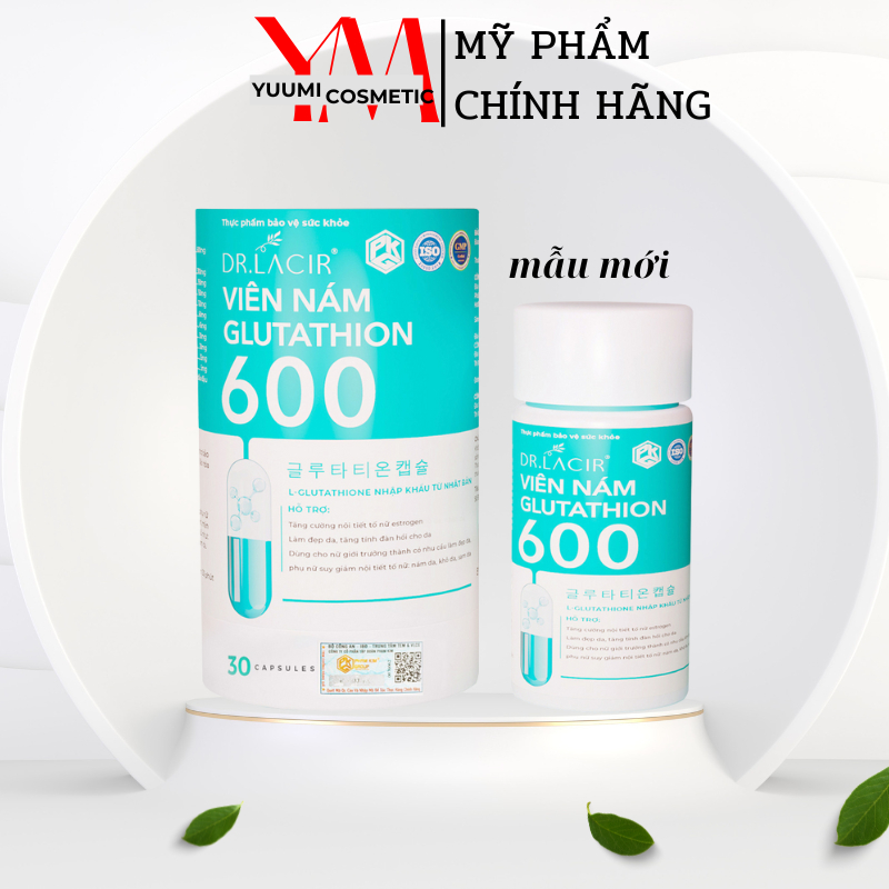 glutathione 600 chính hãng VIÊN NÁM GLUTATION 600 – Dr Lacir main image 1