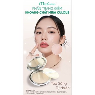 PHẤN TRANG ĐIỂM KIỂM SOÁT DẦU KHOÁNG CHẤT,PHẤN PHỦ DẠNG NÉN SIÊU MỎNG MỊN, BẢO VỆ DA, CHỐNG NẮNG, KHÔNG TRÔI D268