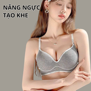 Áo Lót Nữ Đúc Su Mút Dày 5CM Không Gọng Mềm Mại Thoải Mái Nâng Đẩy Vòng 1, Áo Ngực Đệm Dày Tạo Khe Cao Cấp A46