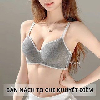Áo Lót Nữ Đúc Su Mút Dày 5CM Không Gọng Mềm Mại Thoải Mái Nâng Đẩy Vòng 1, Áo Ngực Đệm Dày Tạo Khe Cao Cấp A46