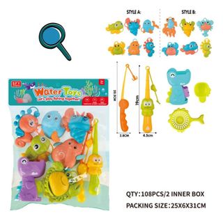 Bộ đồ chơi câu cá bằng nhựa nguyên sinh an toàn cho bé HT Toys