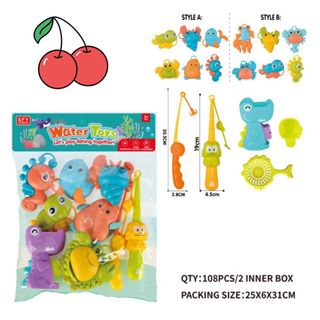 Bộ đồ chơi câu cá bằng nhựa nguyên sinh an toàn cho bé HT Toys