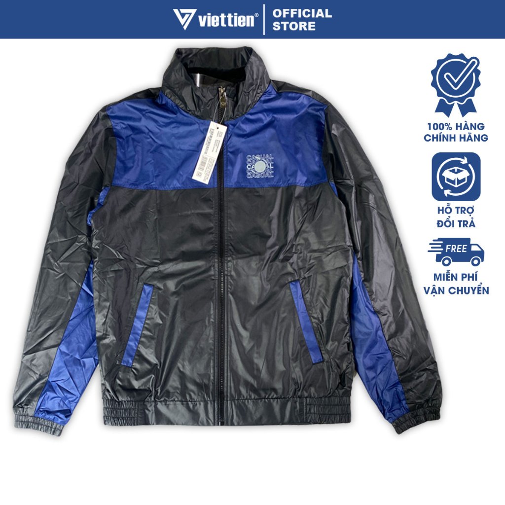 VIỆT TIẾN - Áo Khoác Gió Chống Nắng Màu Nâu,Thể Thao,Trượt Nước,Siêu Nhẹ,Viettien Smart Casual