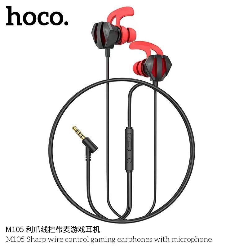 tai nghe chơi game hoco M105 có dây jack cắm 3.5mm
