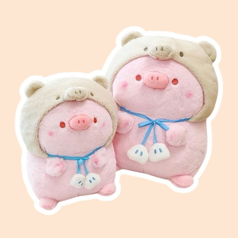 Gấu Thú Bông Heo Ú Nu Baby Hồng Siêu Mềm Mịn Siêu Dễ Thương