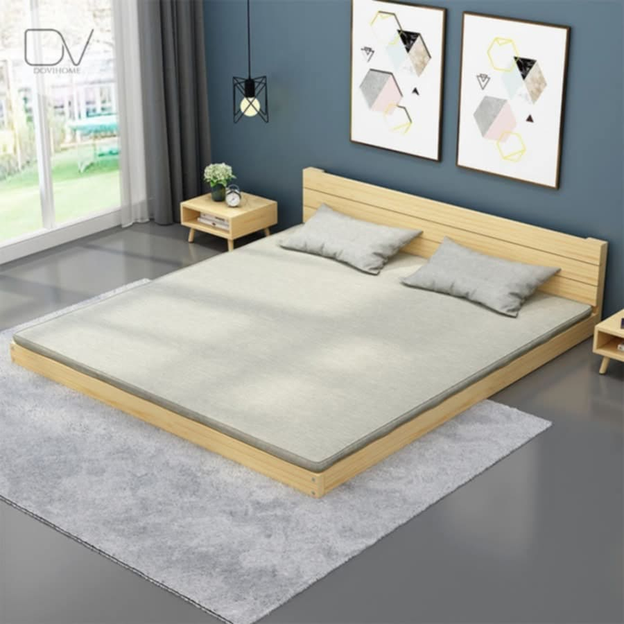 GIƯỜNG GỖ THÔNG TỰ NHIÊN – BỀN, ĐẸP, GIÁ TỐT!