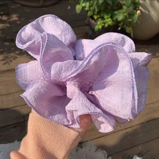 Scrunchies Cột Tóc Cỡ Lớn Nhiều Lớp Bồng Bềnh Retro Dễ Thương Size To