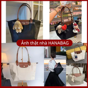 Túi tote LC chất vải dù chống nước size L 40cm miệng có kéo khoá