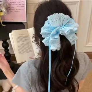 Scrunchies Dây Cột Tóc Ren Buộc Scrunchies 4 Lớp Dây Rút Tự Điều Chỉnh Dễ Thương Size To