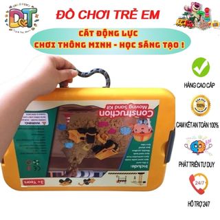 Hộp cát động lực sinh học không dính tay cho bé ,vali cát công trình, vali cát nặn bánh cho bé gái, cát nặn sinh học
