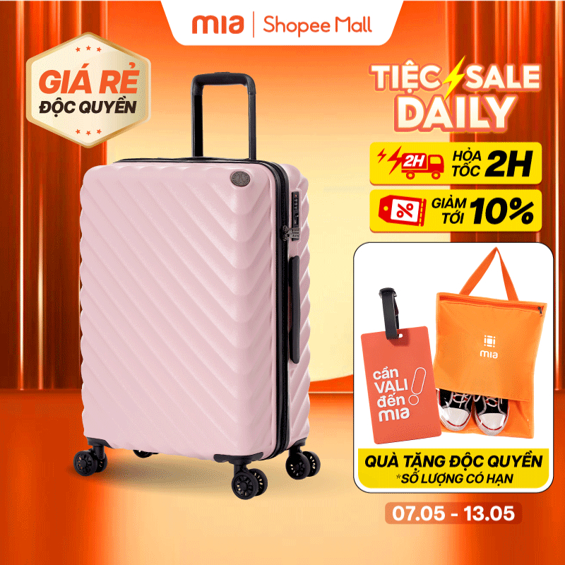 Ảnh Vali Kéo MIAvn Du Lịch Larita WENY - Size 20/24/28, Nhựa PC/ABS Cứng Cáp Bền Bỉ, Bảo Hành Trọn Đời 1