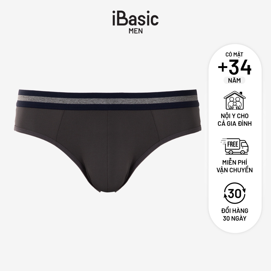 Ảnh Quần lót nam iBasic Brief cotton USA kháng khuẩn PANM077 3