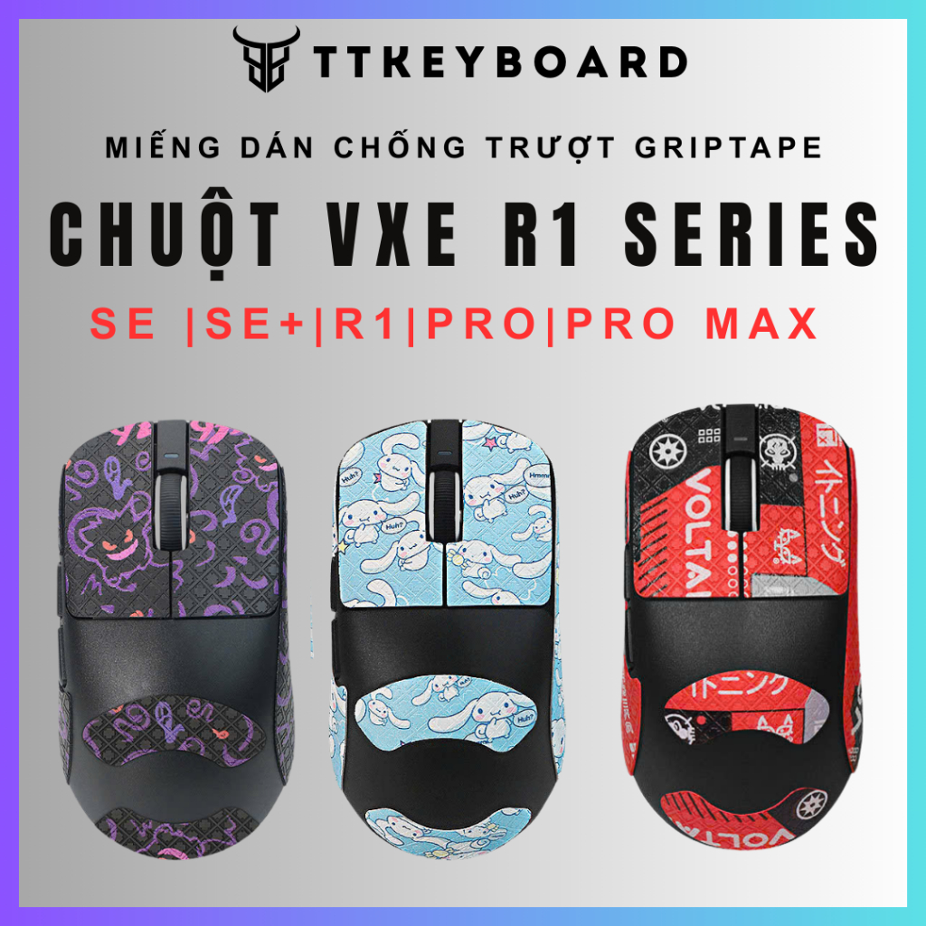 [Hỏa Tốc] Miếng Dán Chống Trượt | Grip Tape Chống Trượt Cho Chuột VXE ...