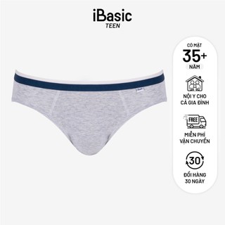 Combo 3 Quần lót nam học sinh bé trai iBasic 10y - 18y phom tam giác cotton USA kháng khuẩn PANTB002