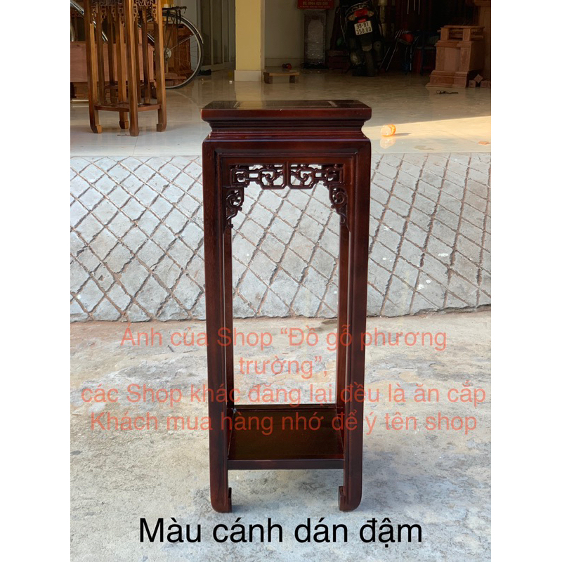 đôn vuông mặt 30,35,40 cao 40,50,60,70,80, cao 90cm 1m 1m10 1m20 gỗ lim, gỗ keo gỗ tự nhiên