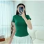 ÁO THUN GENZ NỮ ÔM TRƠN BASIC CHẤT TĂM HÀN