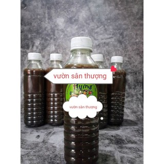 [ phân nhà ủ] phân đỗ tương humic chai gần 350ml