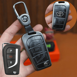 Ốp Chìa Khóa Toyota Hilux,Corolla Altis, Innova chìa gập,ốp chìa khóa Toyota innova chìa gập,Corolla Altis (ZTIN)