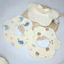 Set 5 Yếm Hoa 6 Lớp Xoay 360 Cao Cấp,Yếm Ăn Dặm Cho Bé Chất Xô Muslin Mềm Mại Thấm Hút Tốt , Hoạ Tiết Dễ Thương Cho Bé