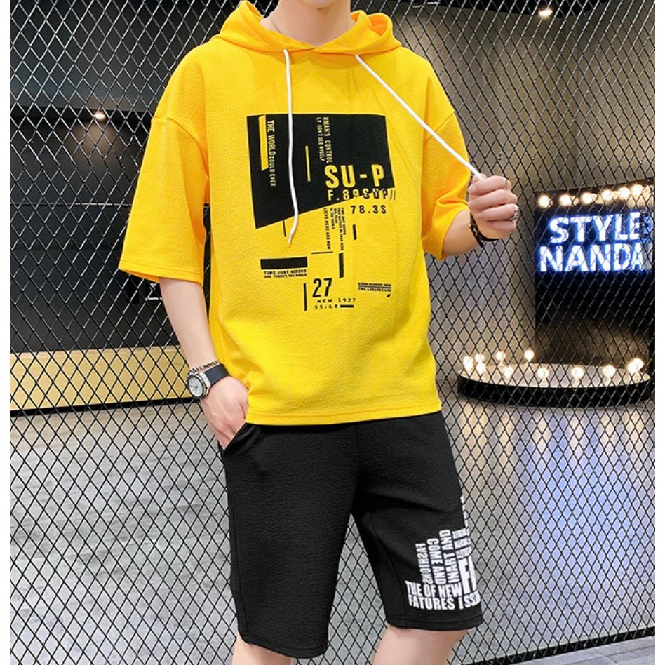 Bộ thể thao SUP có nón dành cho cả nam lẫn nữ - bộ quần áo mặc vào mùa hè cực thích cực mê 02 C1