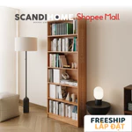 JELLY, Kệ sách 3 - 4 - 5 - 6 - 7 tầng SHE_002 Scandi Home, 80x28cm, kệ gỗ — ảnh 2