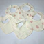 Set 5 Yếm hình chữ Cổ Vuông 6 lớp Ăn Dặm Chất vảii Xô Muslin Mềm Mịn Chống Thấm Cực Tốt Cho Bé