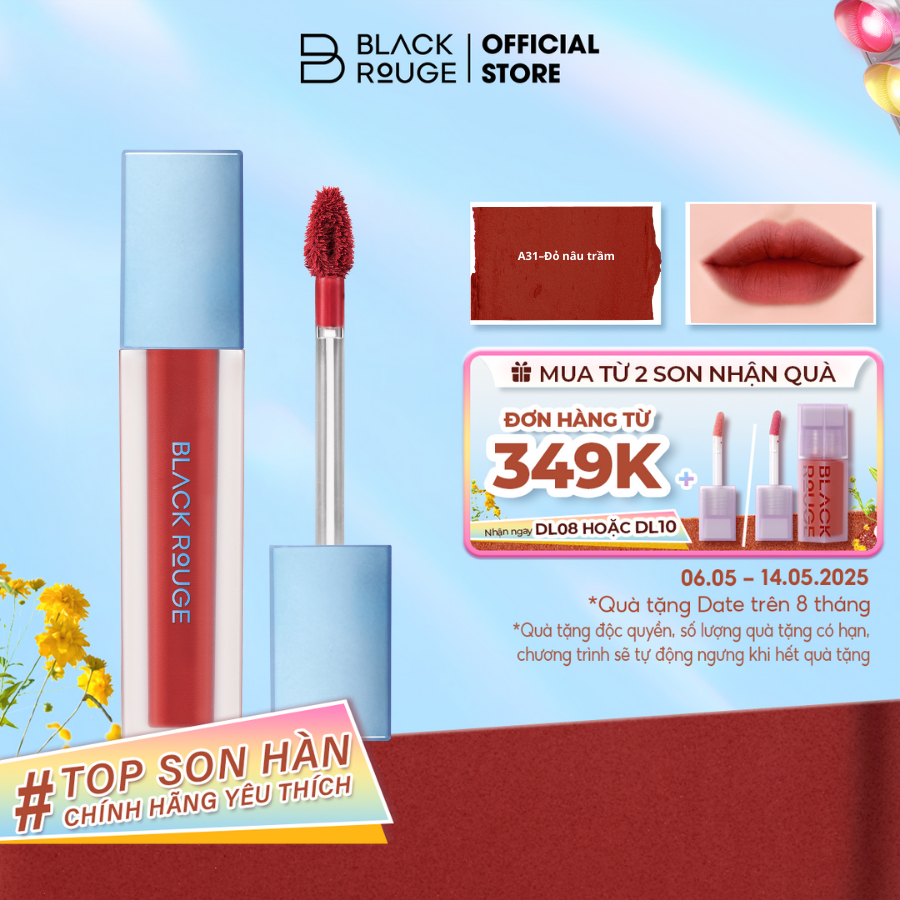Ảnh Son Kem Black Rouge Air Fit Velvet Tint Ver 6 37.3g 1