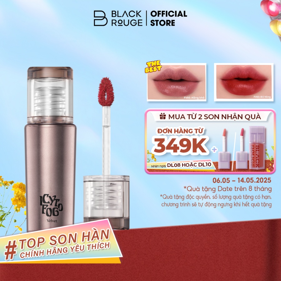 Ảnh Son Kem Black Rouge Icy To Fog Velvet Tint 39.6g 1