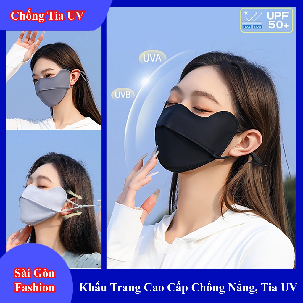 Khẩu Trang Chống Tia UV - Chống Nắng Cao Cấp cho Nam và Nữ