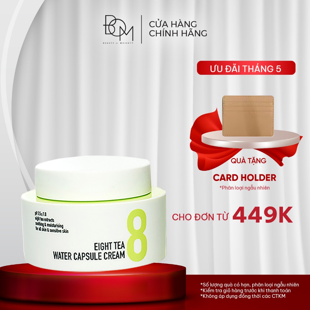 Ảnh Kem Dưỡng Cấp Ẩm Phục Hồi Da BOM Eight Tea 50g 1