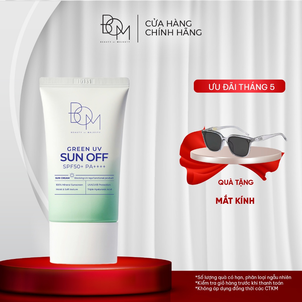 Ảnh Kem Chống Nắng B.O.M GREEN UV SUN OFF SPF50+/PA++++ 50ml 1