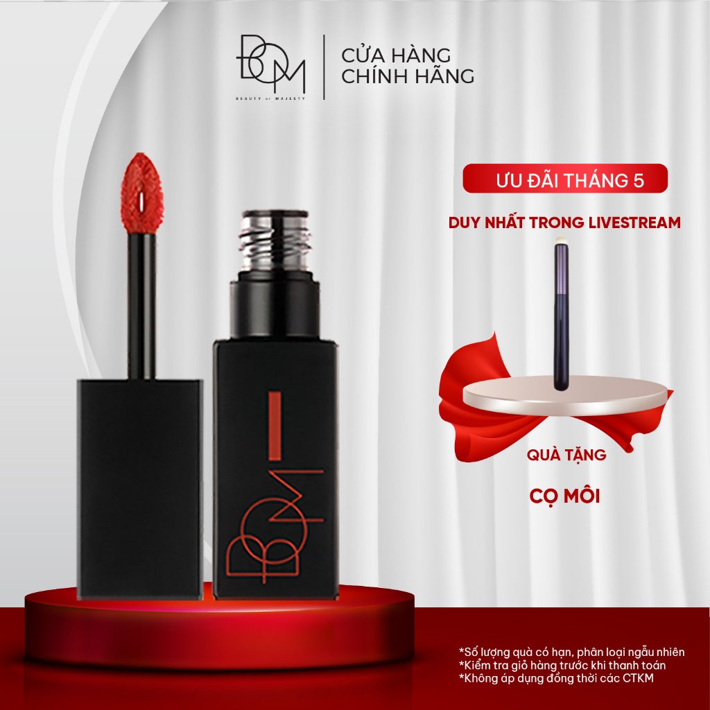 Ảnh Son Kem Lì Mượt Môi Lâu Trôi BOM Matt Holic Tint 8.5g 1