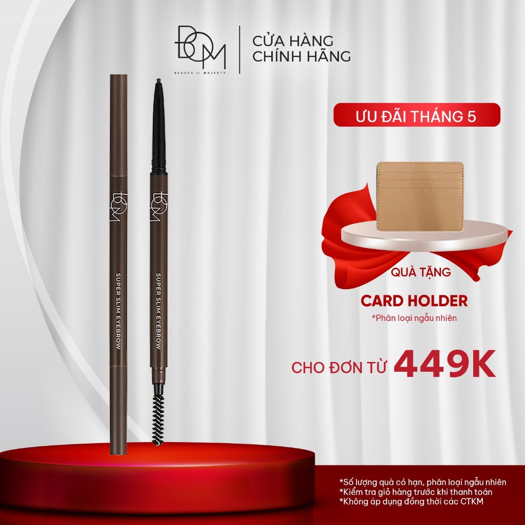Ảnh Chì Kẻ Chân Mày BOM Super Slim Eyebrow 0,1g 1