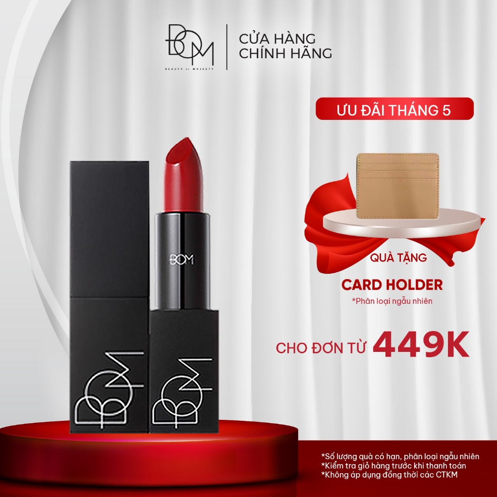 Ảnh Son Thỏi Lì Siêu Mịn BOM My Lipstick 3.5g 1